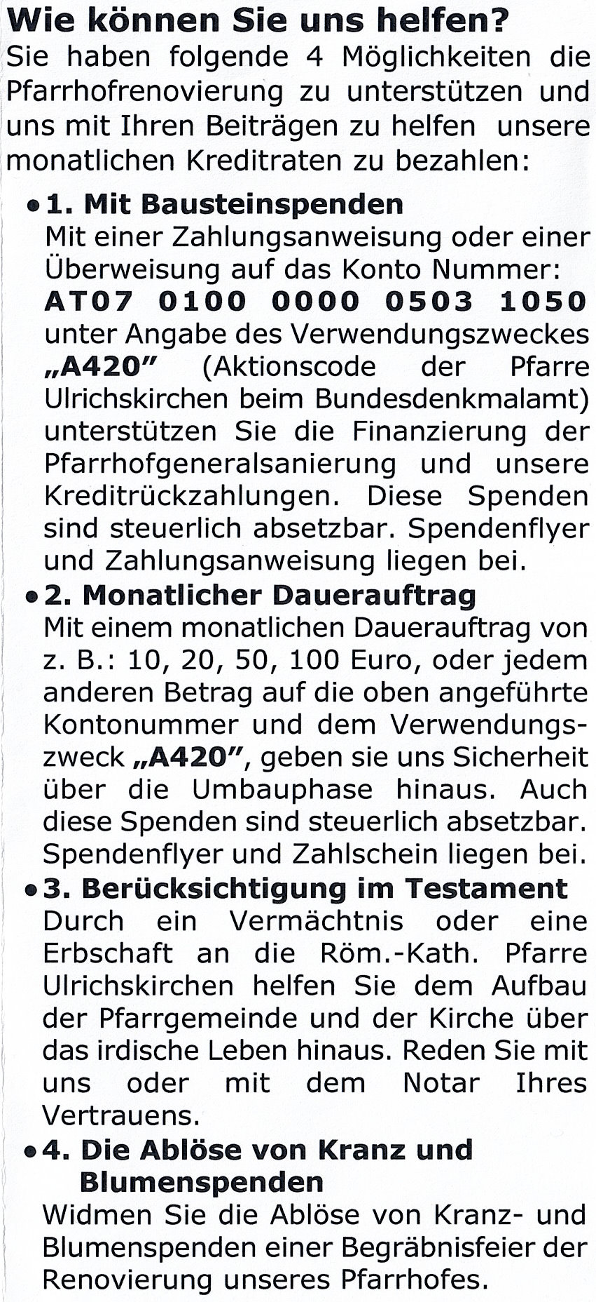 Pfarrhof-Info Pfarrhof-Info