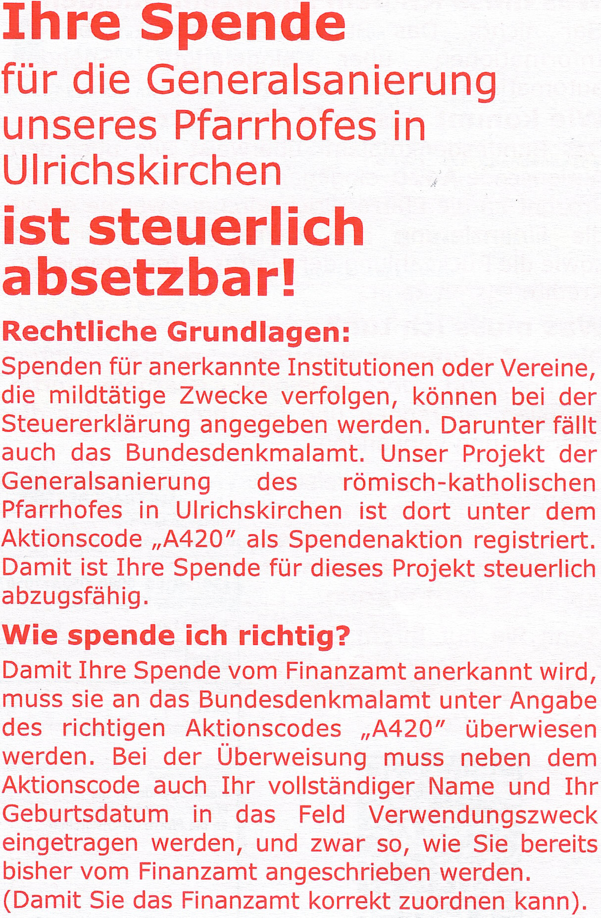 Pfarrhof-Info Pfarrhof-Info