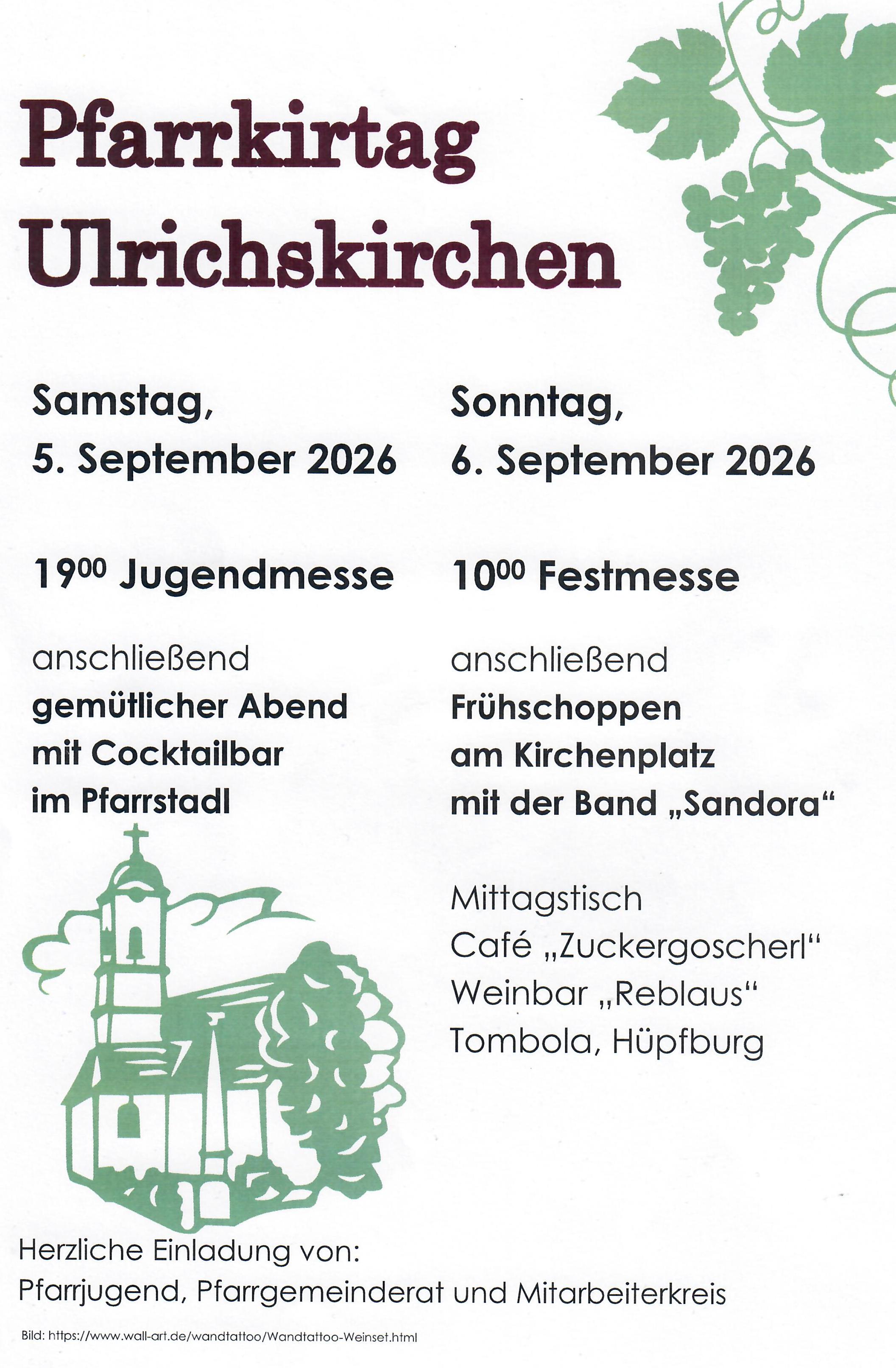 Kirtag Einladung Kirtag Einladung